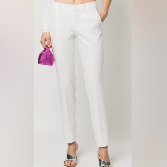 Zadig & Voltaire Sz 4 NWT “Judo” with embellishes pocket cigarette Pants - Picture 11 of 12